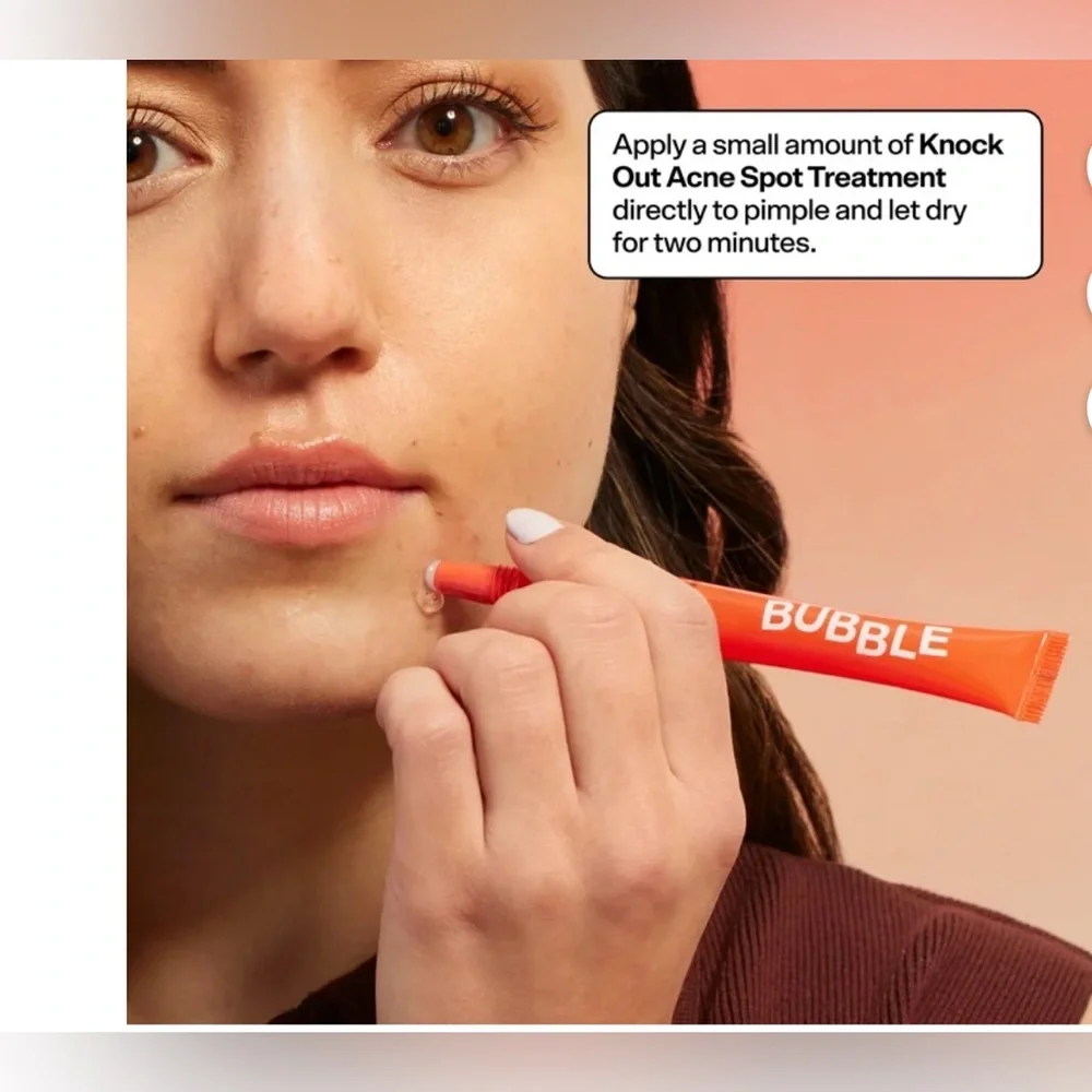 Bubble |Acne Treatment Kit Help Clear Blemishes Prevent New Ones 3 System Box 1